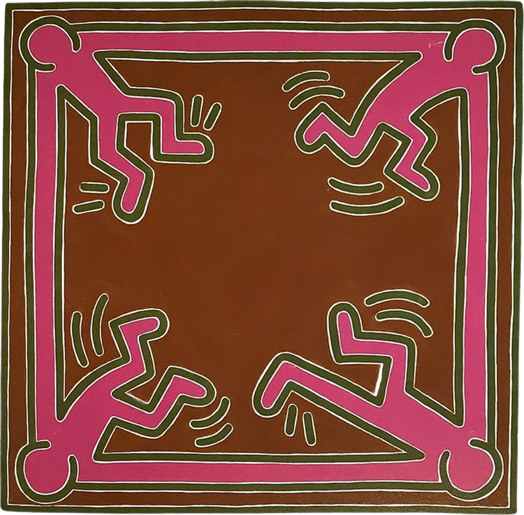 Keith Haring 1988 A One Man Exhibition In Los Angeles Of Paintings Drawings And Prints