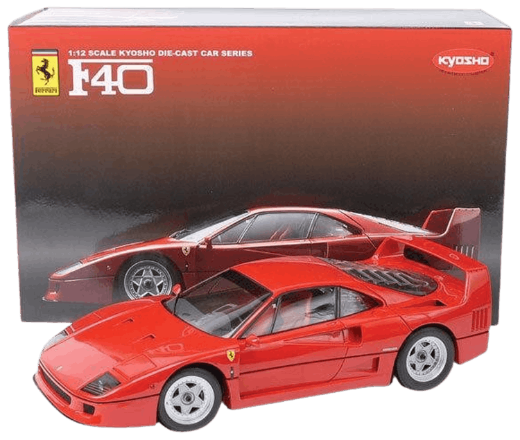 Buy Pre-Owned Kyosho Ferrari F40 1:12 Diecast Model Car 'Red Buy Pre-Owned Kyosho Ferrari F40 1:12 Diecast Model Car 'Red
