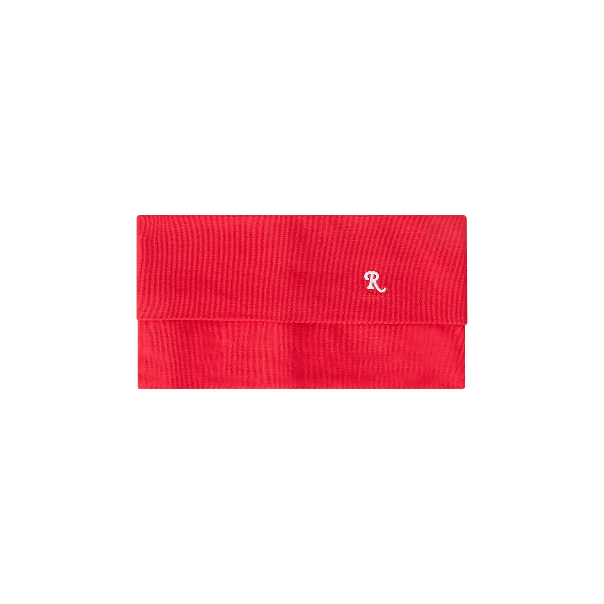 Pre-owned Raf Simons Medium Sous Pull Neckpiece Scarf 'red' | Men's Size S