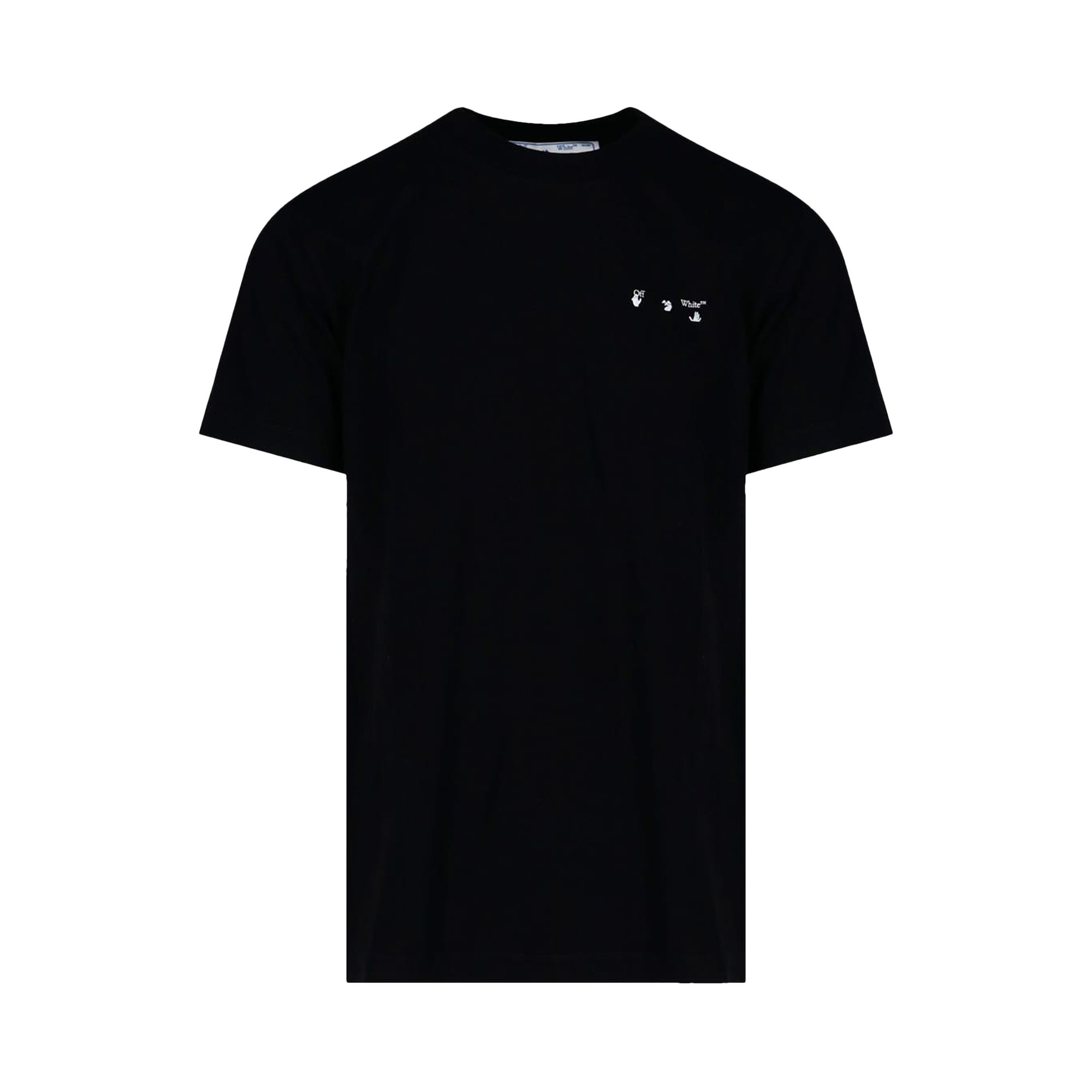 Pre-owned Off-white Ow Arrow Logo Short-sleeve Slim Tee 'black/white' | Men's Size L