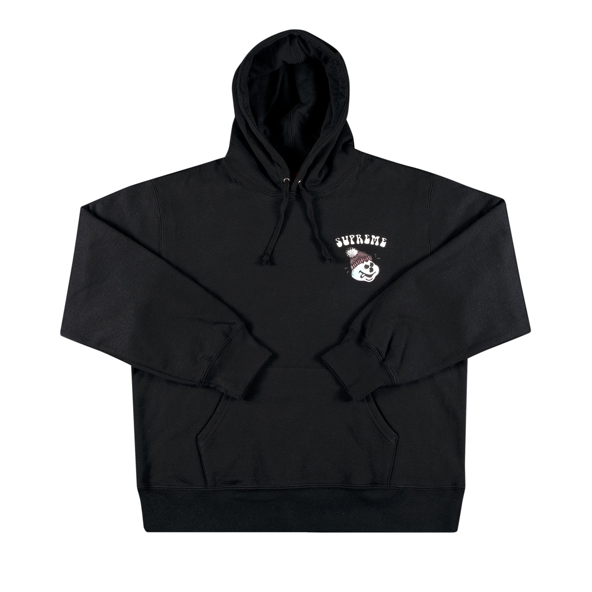 Supreme Snowman Hooded Sweatshirt 'Black' | Men's Size XL