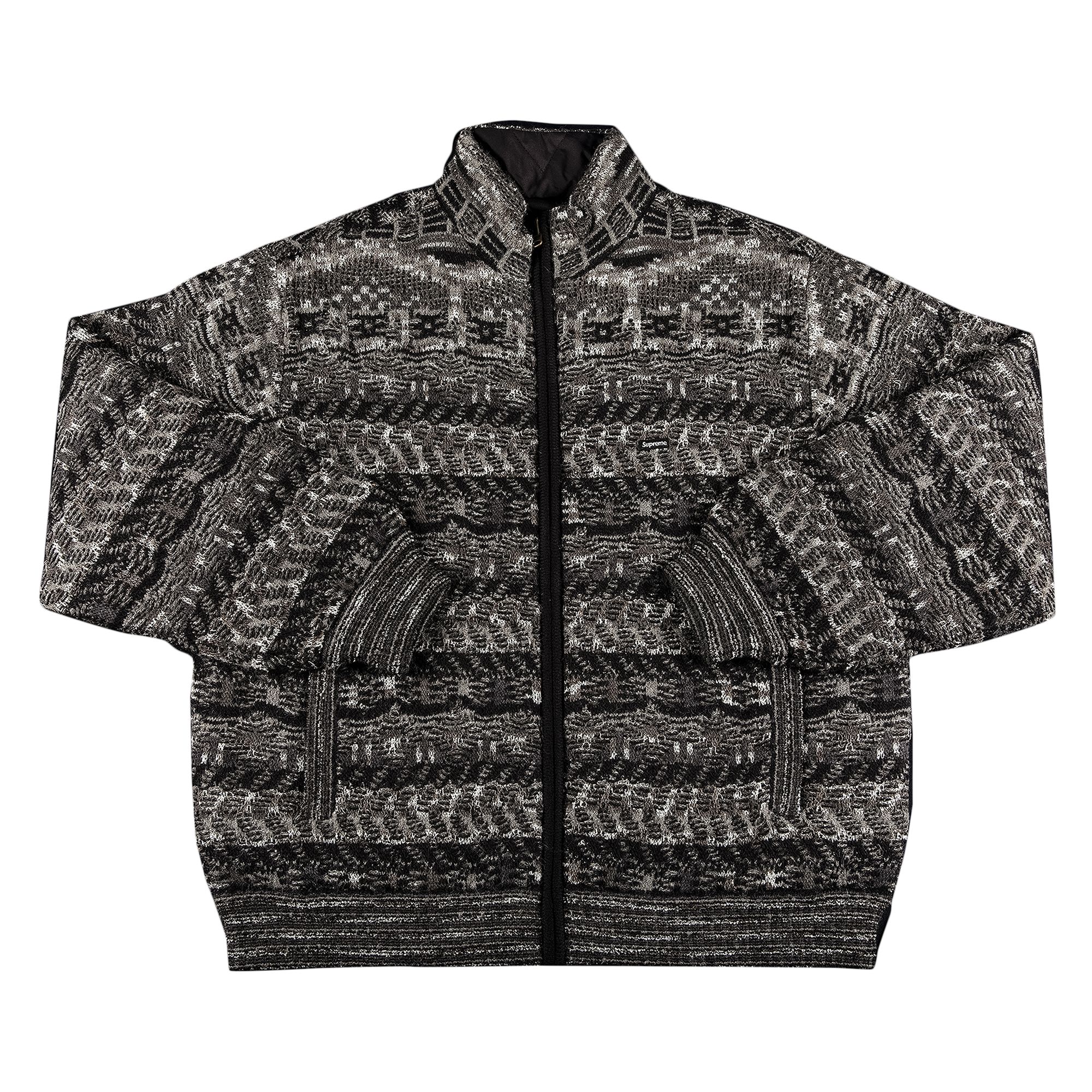 Supreme x Missoni Reversible Knit Jacket 'Black' | Men's Size S