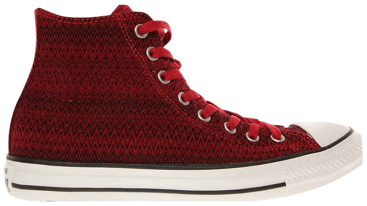Buy Converse Chuck Taylor All Star High 'Red Zig Zag' - 139841F | GOAT