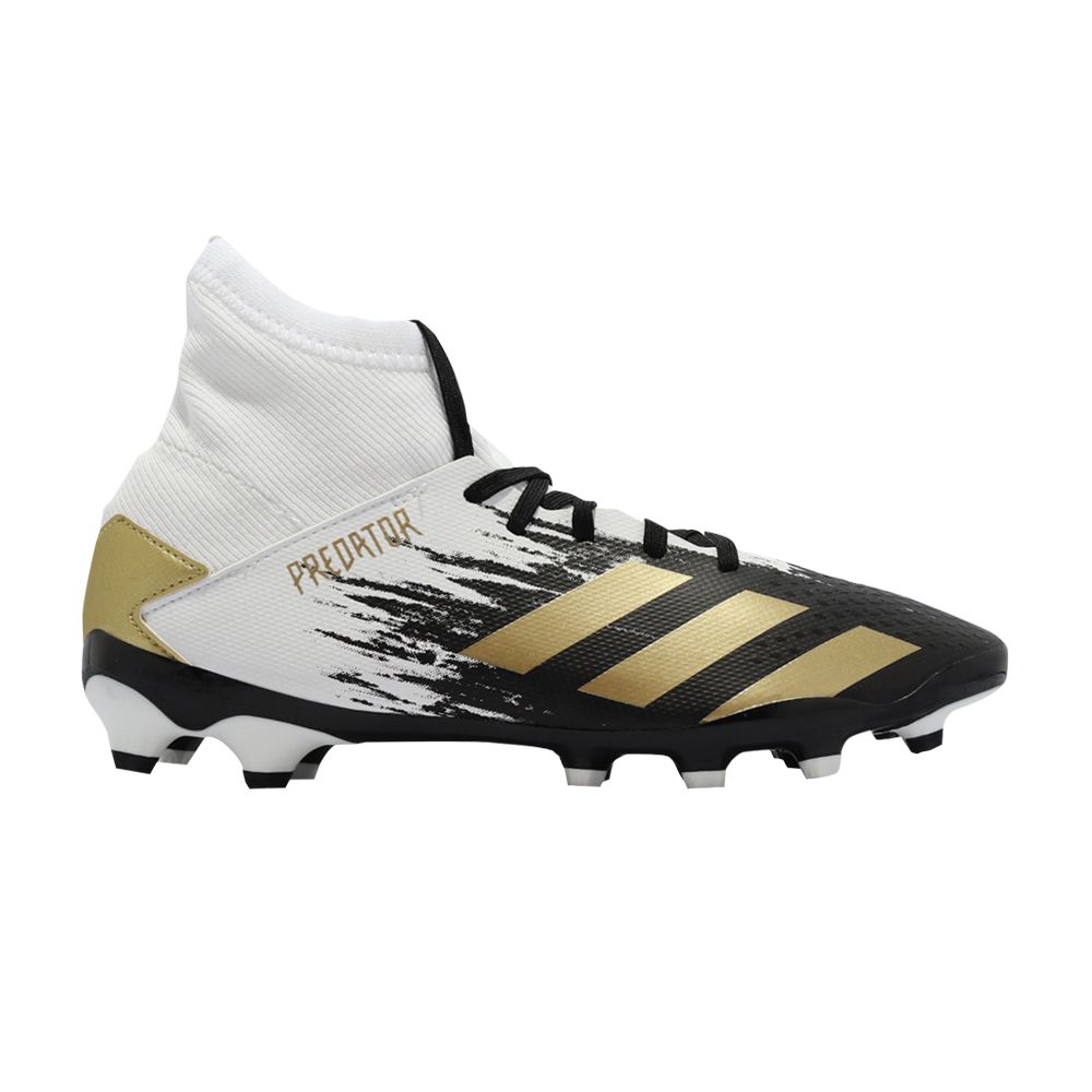 Pre-owned Adidas Originals Adidas Predator 20.3 Mg J 'white Gold Metallic' | Kid's Size 11