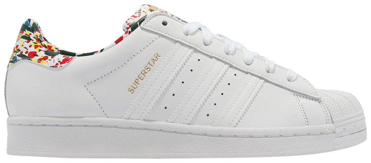 Adidas Superstar White Splatter