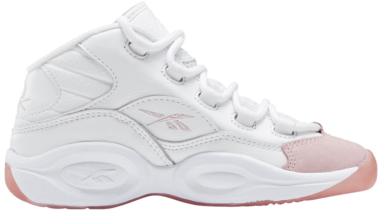 Reebok Question Mid Little Kid Pink Toe