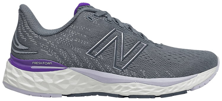 New Balance Wmns Fresh Foam 880v11 2E Wide Ocean Grey Deep Violet