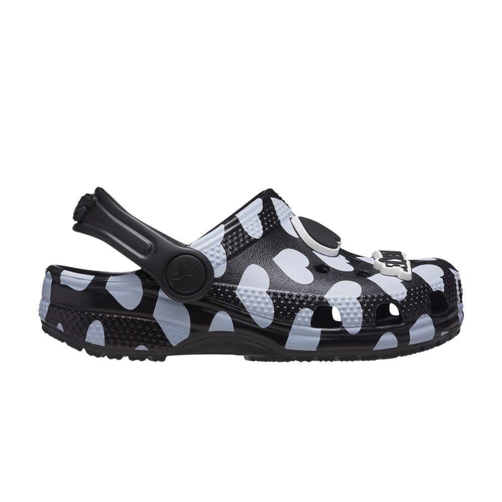 Crocs Awake NY x Classic Clog Kids 'Home Is Where The Heart Is - Black' | Kid's Size 4