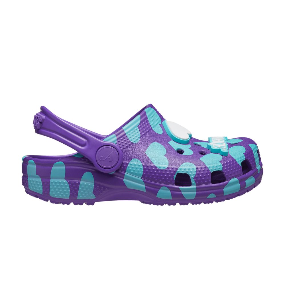 Crocs Awake NY x Classic Clog Kids 'Home Is Where The Heart Is - Purple' | Kid's Size 2
