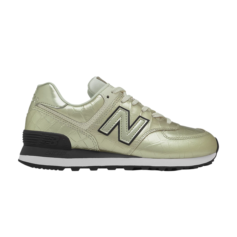 Pre-owned New Balance Wmns 574 'gold'