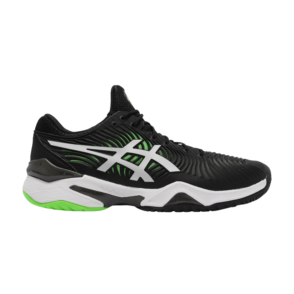 Pre-owned Asics Court Ff 2 'black Green Gecko'