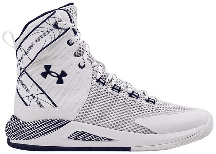 Under Armour Wmns HOVR Highlight Ace White Midnight Navy