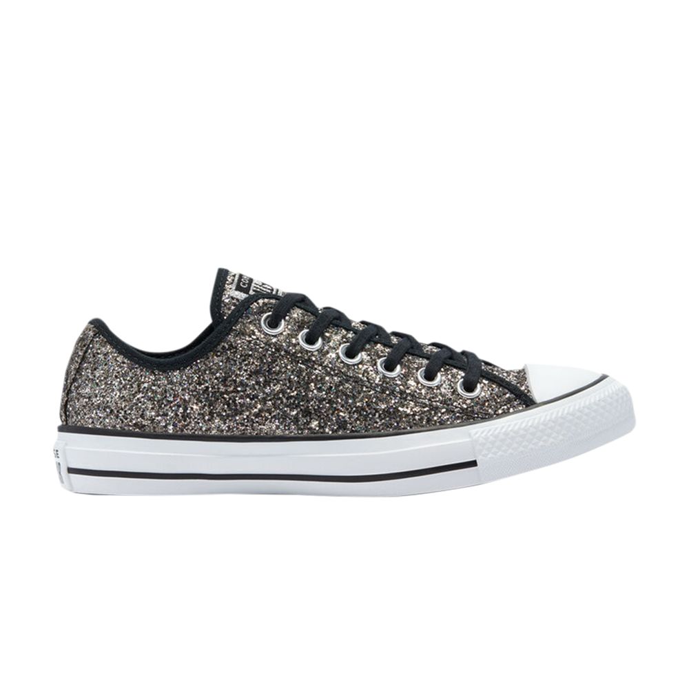 Pre-owned Converse Wmns Chuck Taylor All Star Low 'glitter Shine - Black'