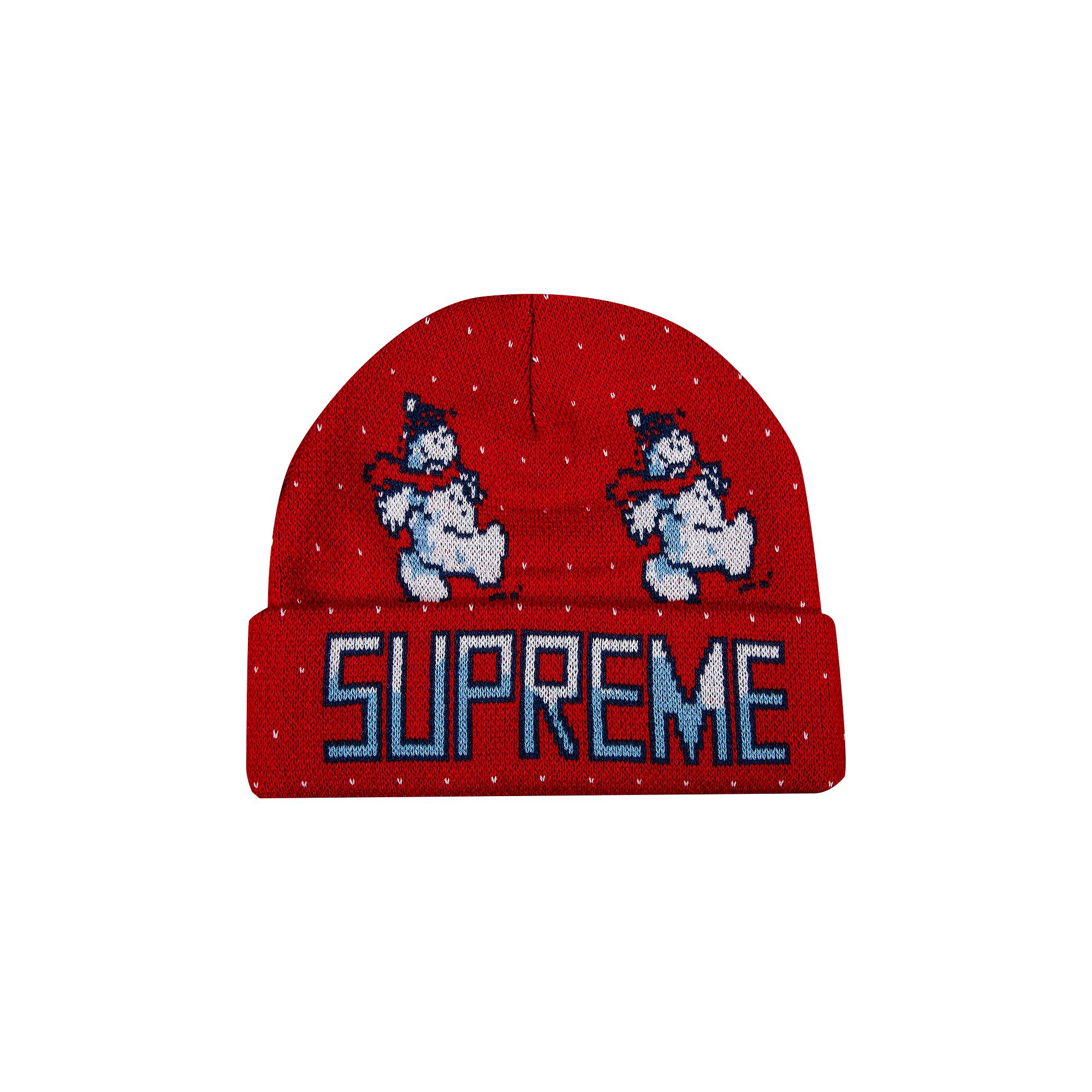 Supreme Snowman Beanie 'Red' | Men's Size Onesize