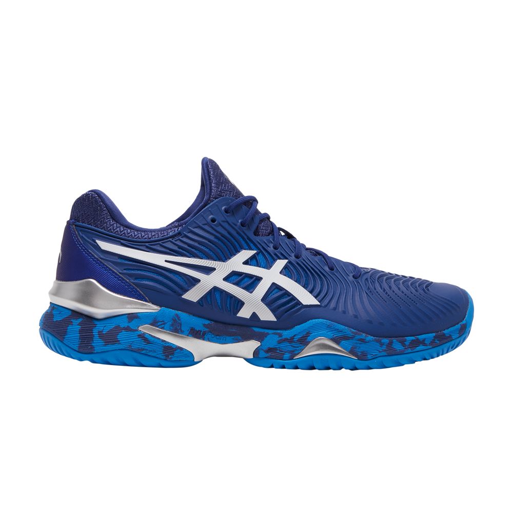 Asics Court FF Novak 'Blue Print Camo' | Men's Size 6.5 - 1041A089-403