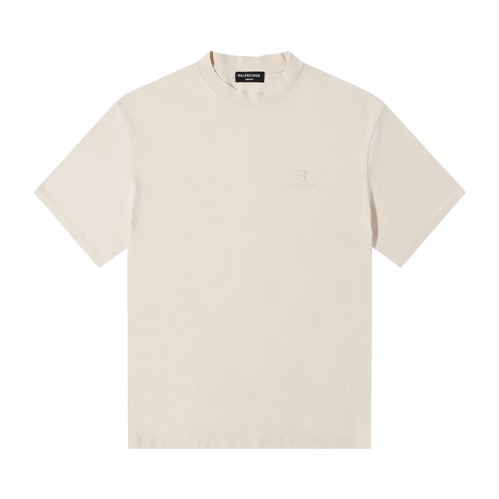 Pre-owned Balenciaga T-shirt 'chalky White'