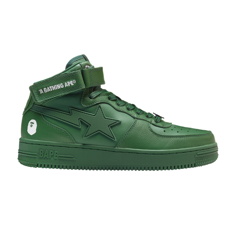 Pre-owned Bape Sta Mid 'green'