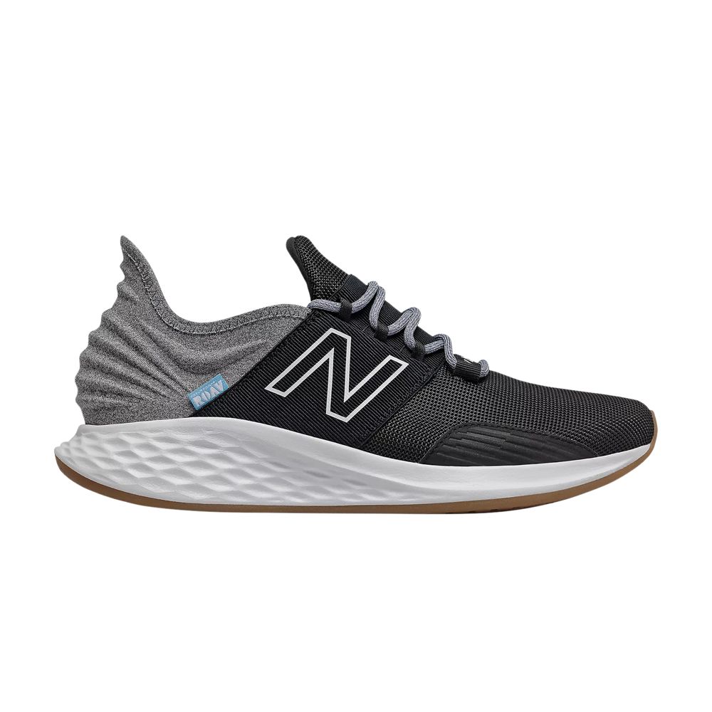 New Balance Fresh Foam Roav 2E Wide 'Tee Shirt - Black Light Aluminum' | Men's Size 9.5