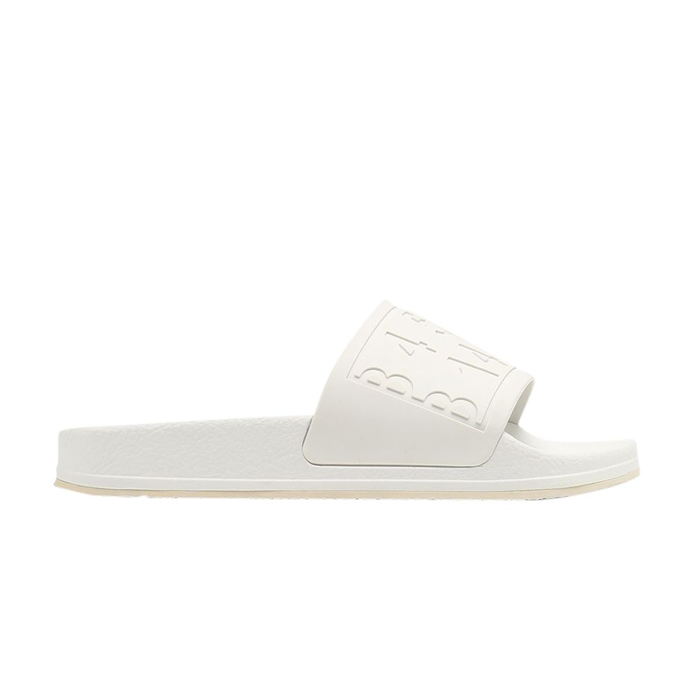 Pre-owned Maison Margiela Mm6  Wmns Logo Slide 'white' | Women's Size 40
