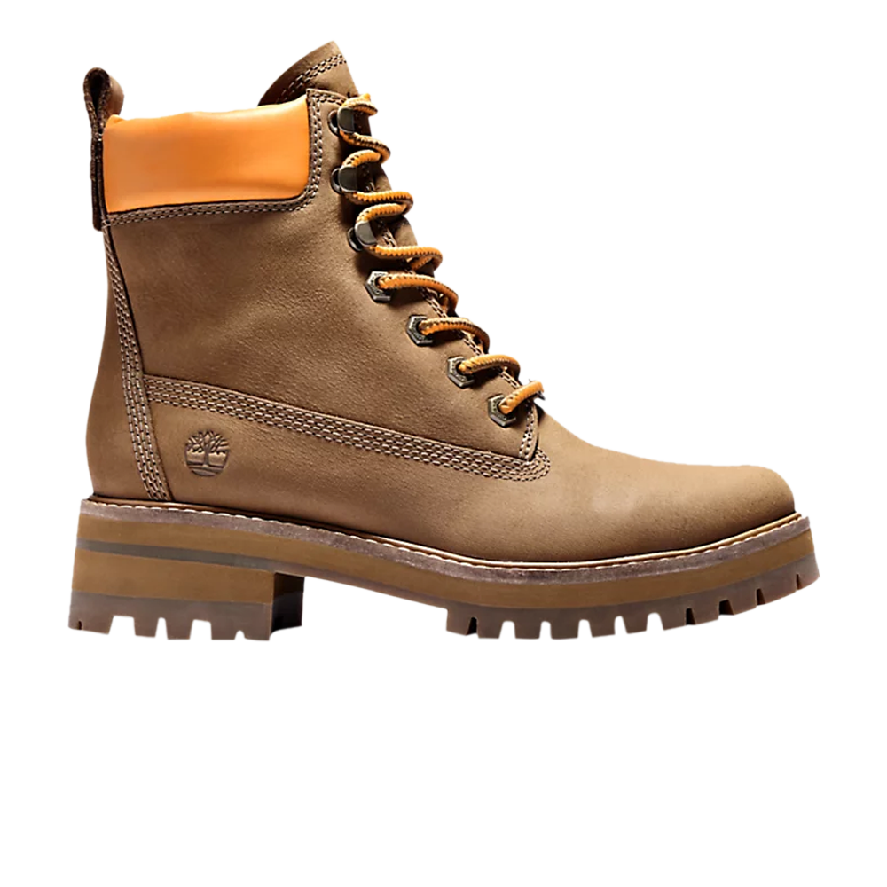 Pre-owned Timberland Wmns Courmayeur Valley 6 Inch Boot 'brown'