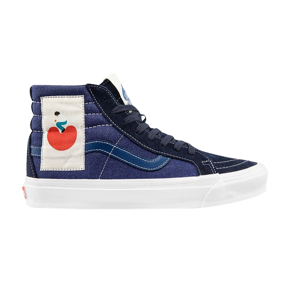 Vans Geoff McFetridge x Vault OG Sk8-Hi LX 'Freetime' | Blue | Men's Size 7.5
