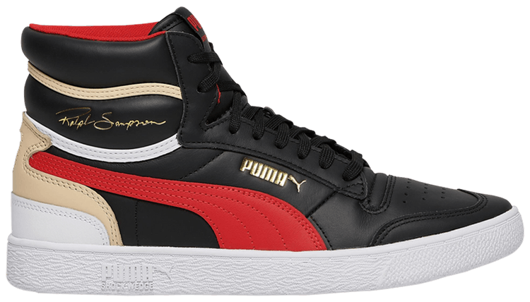 Puma Ralph Sampson Mid Black High Risk Red