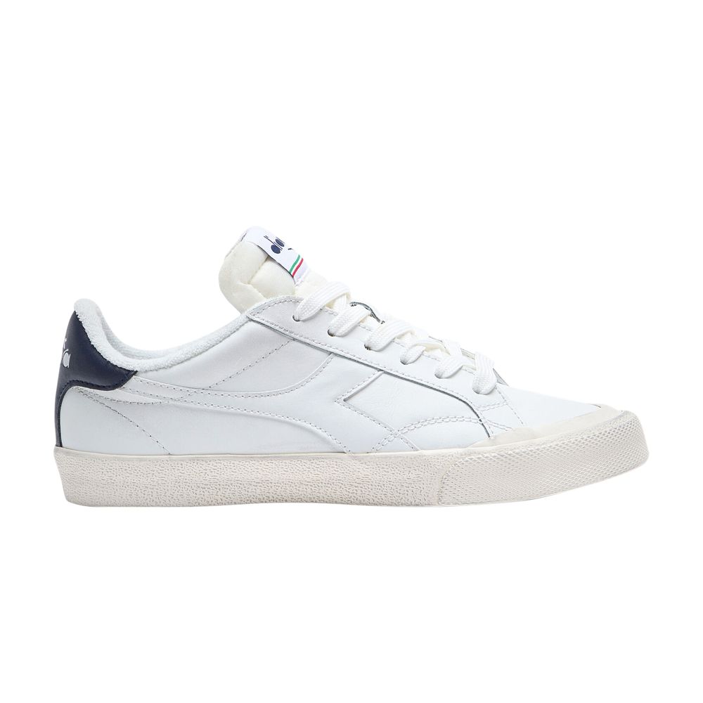 Diadora Melody Leather Dirty 'White Blue Corsair' | Men's Size 4.5 - 501-176360-C1494