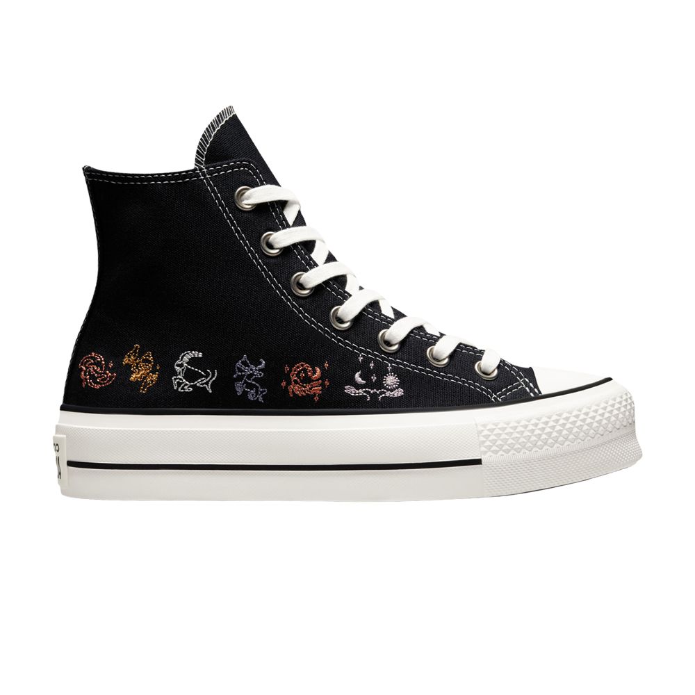 Converse Wmns Chuck Taylor All Star Platform High 'Mystic World - Zodiac Sign' | Black | Women's Size 6