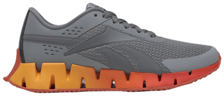 Reebok Zig Dynamica 2 Big Kid Grey Dynamic Red