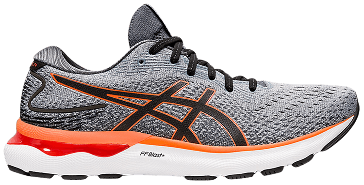 Asics Gel Nimbus 24 Sheet Rock Shocking Orange