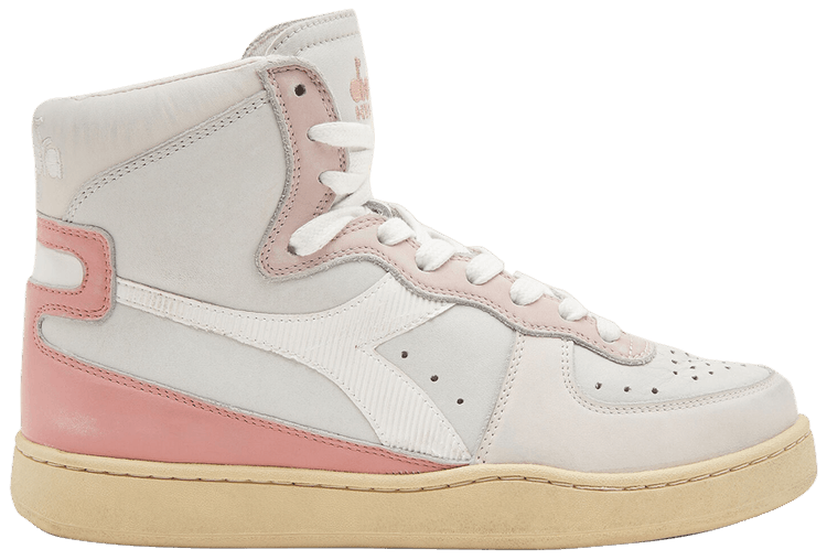 Diadora Mi Basket High Used   White Pastel Parchment