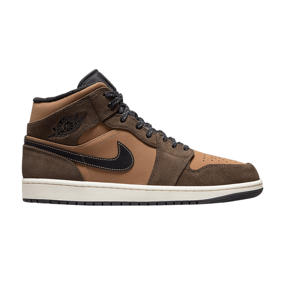 nike air jordan mid brown