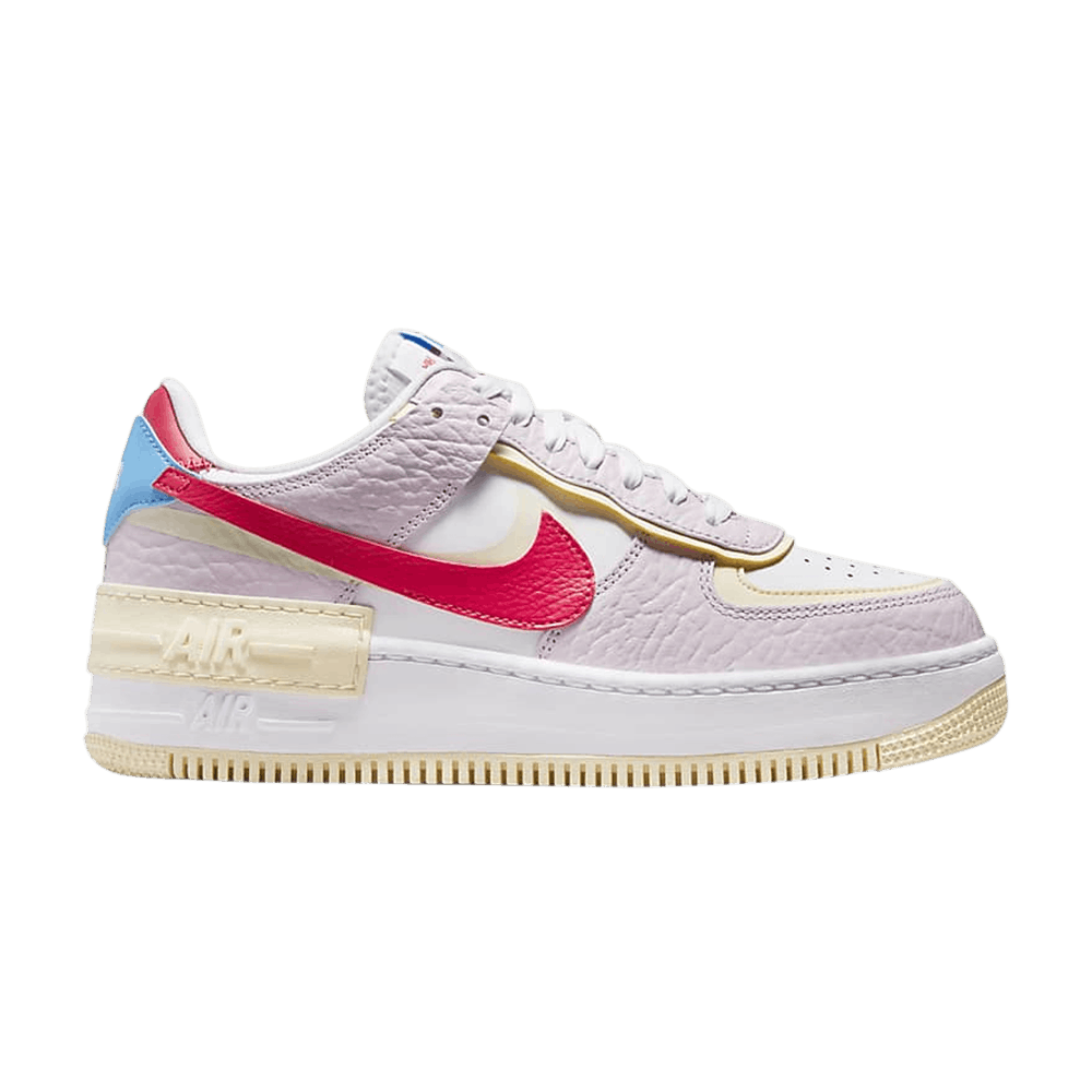 nike air force 1 shadow white pink red