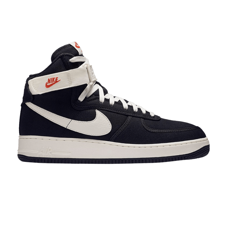Buy Air Force 1 High Retro Black Canvas 832747 001 GOAT