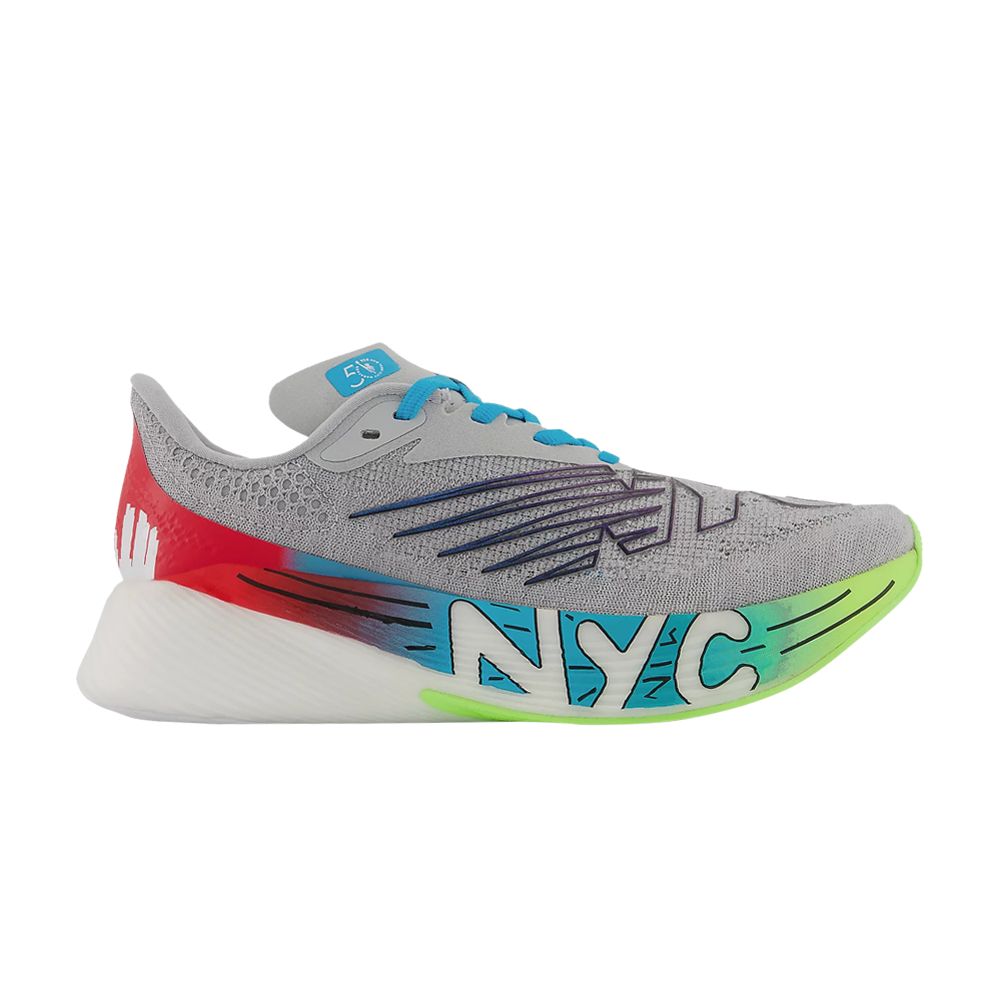 Pre-owned New Balance Wmns Fuelcell Rc Elite V2 'nyc Marathon' In Grey
