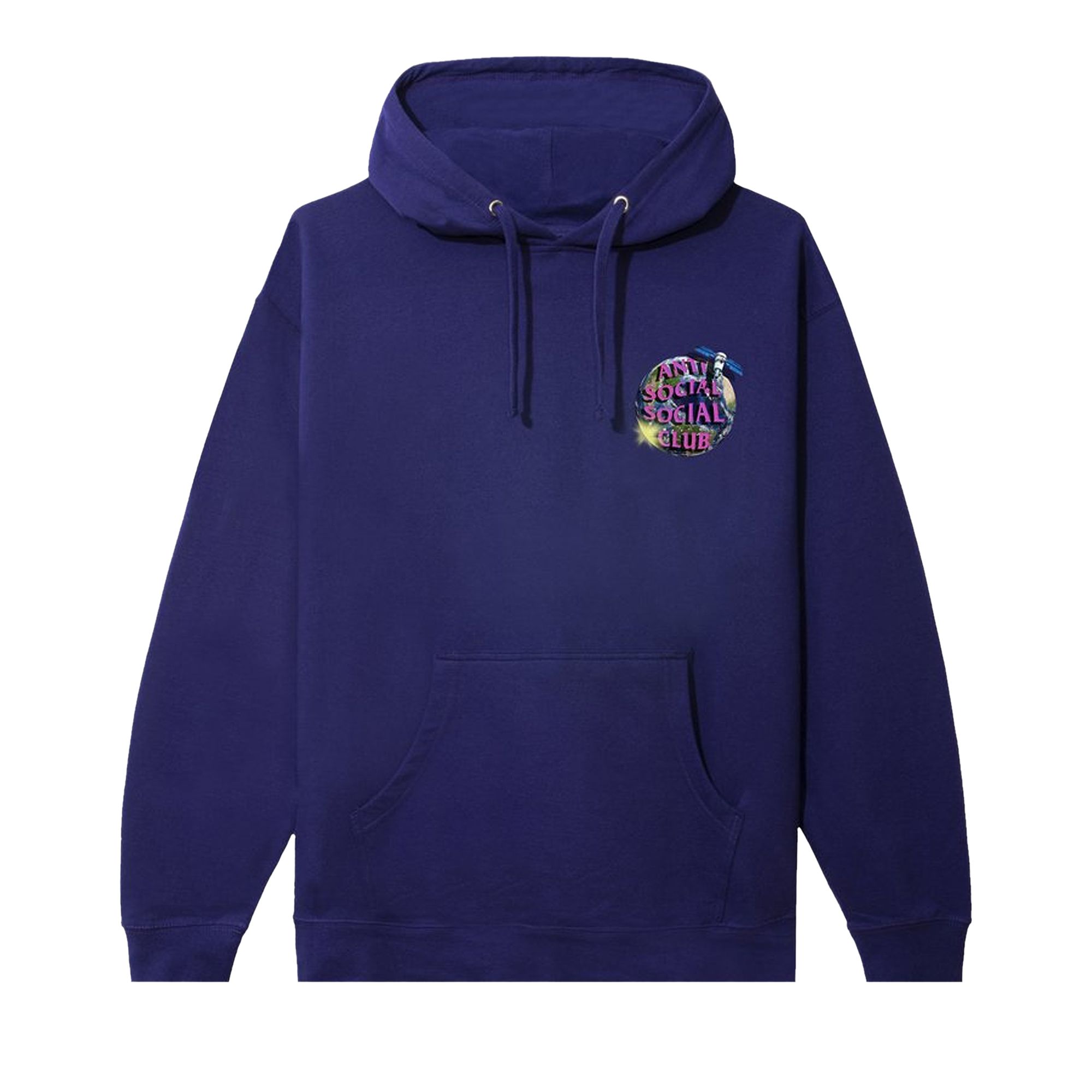 Anti Social Social Club Worldwide Hoodie 'Purple' | Men's Size L