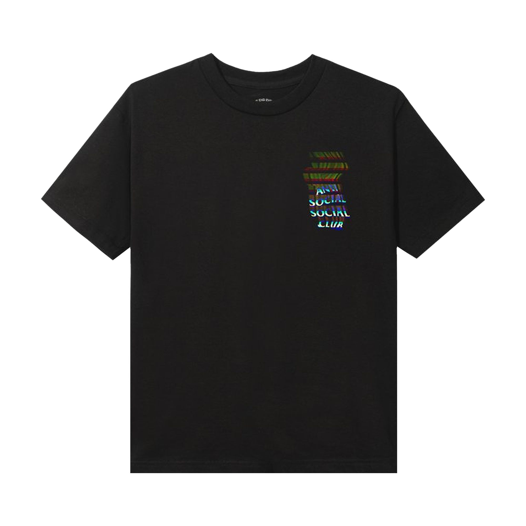 Anti Social Social Club Channel 747 Tee 'Black' | Men's Size 2XL