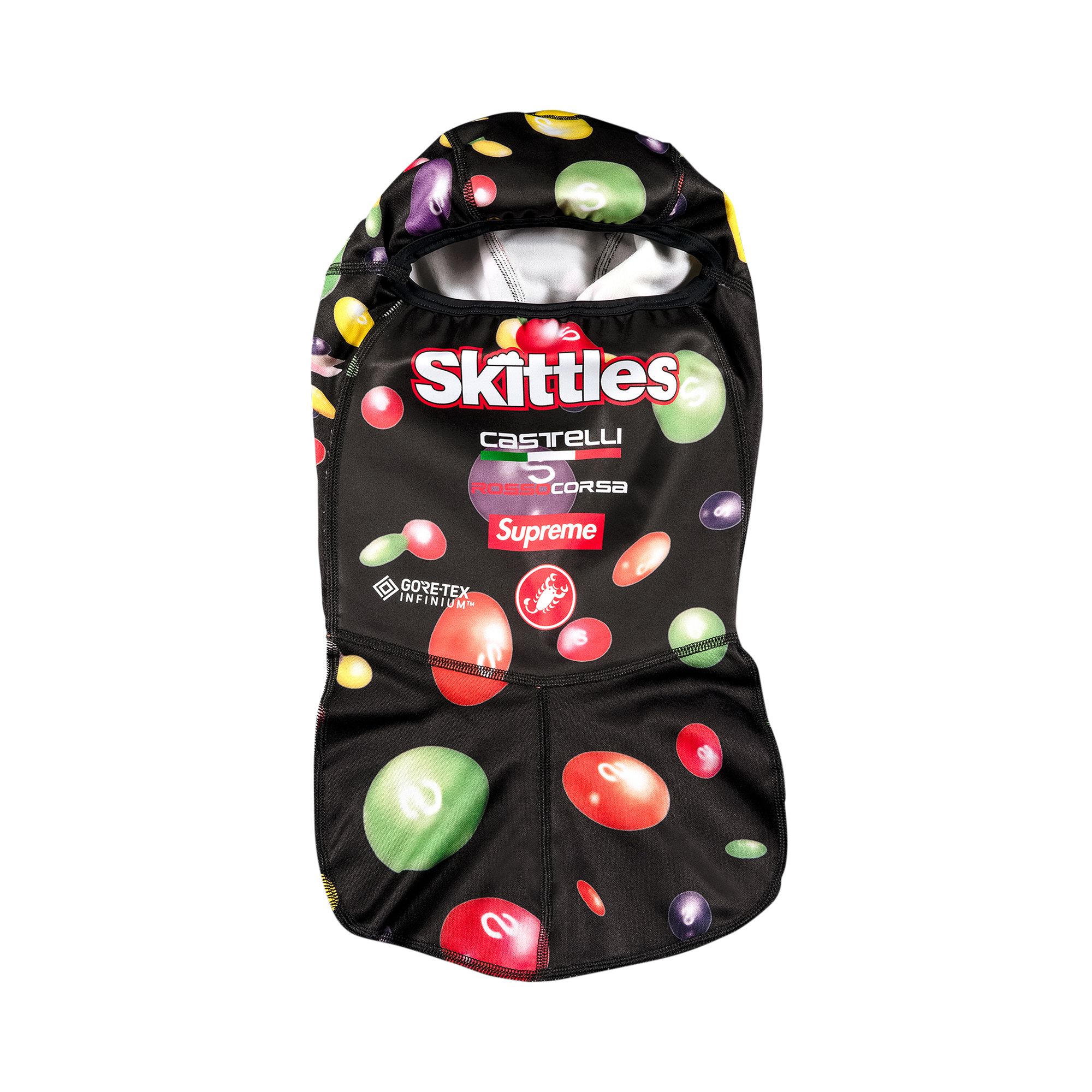 Supreme x Skittles x Castelli Balaclava 'Black' | Men's Size Onesize