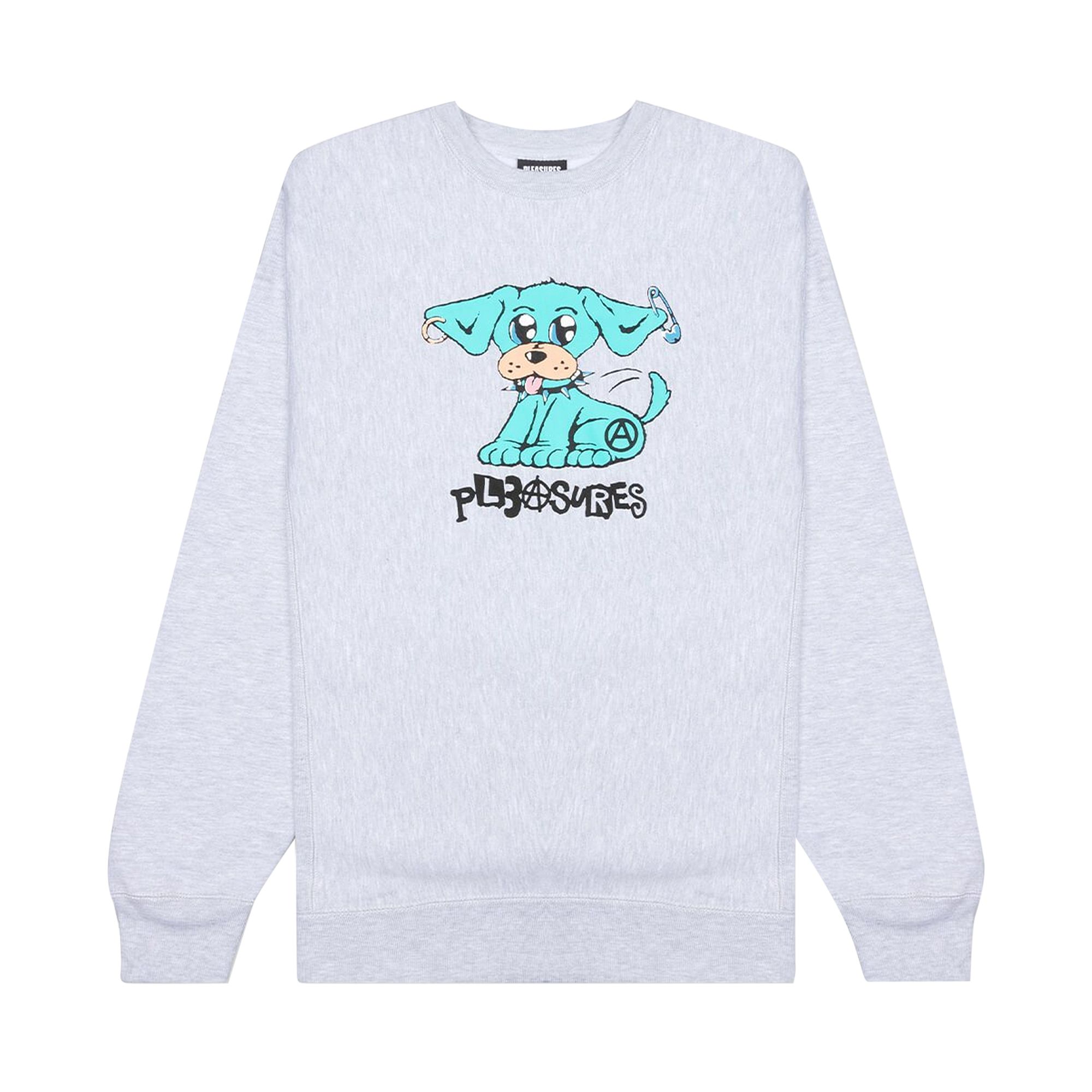 Pre-owned Pleasures Ruff Premium Crewneck 'heather Grey' | Men's Size M In Gray