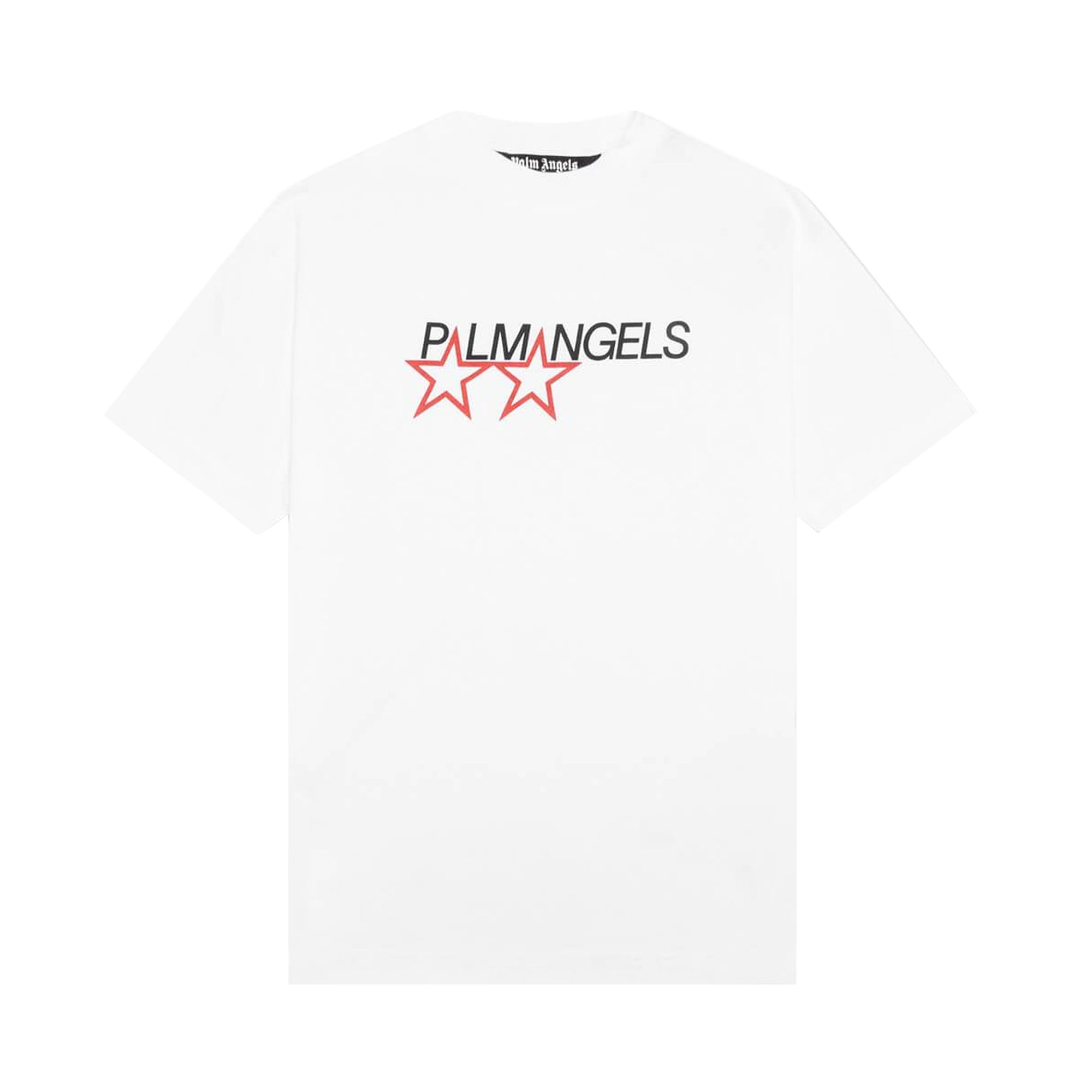 Palm Angels Racing Star Tee 'White' | Men's Size XL