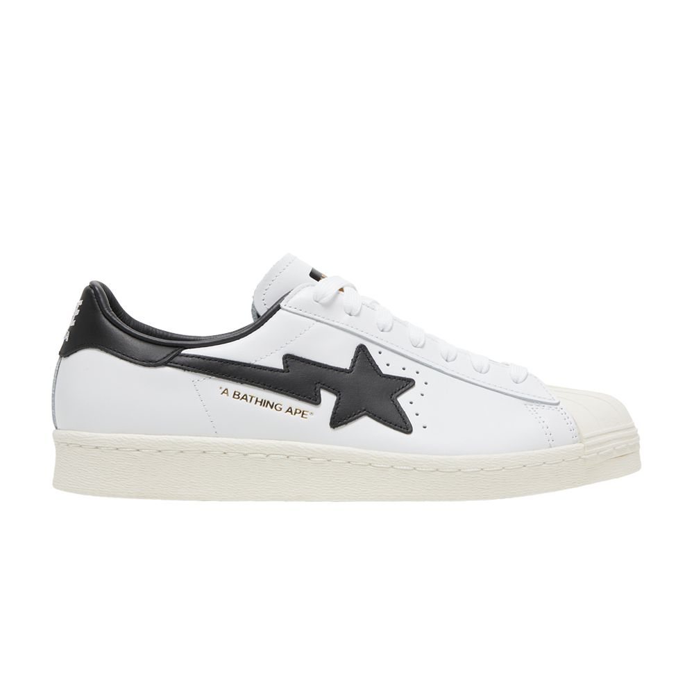 ADIDAS ORIGINALS BAPE X SUPERSTAR 'WHITE BLACK'
