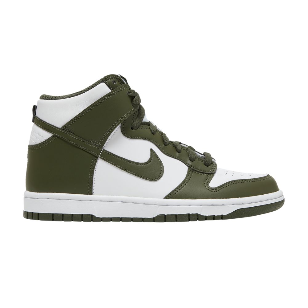Pre-owned Nike Dunk High Gs 'cargo Khaki' | Green | Kid's Size 5