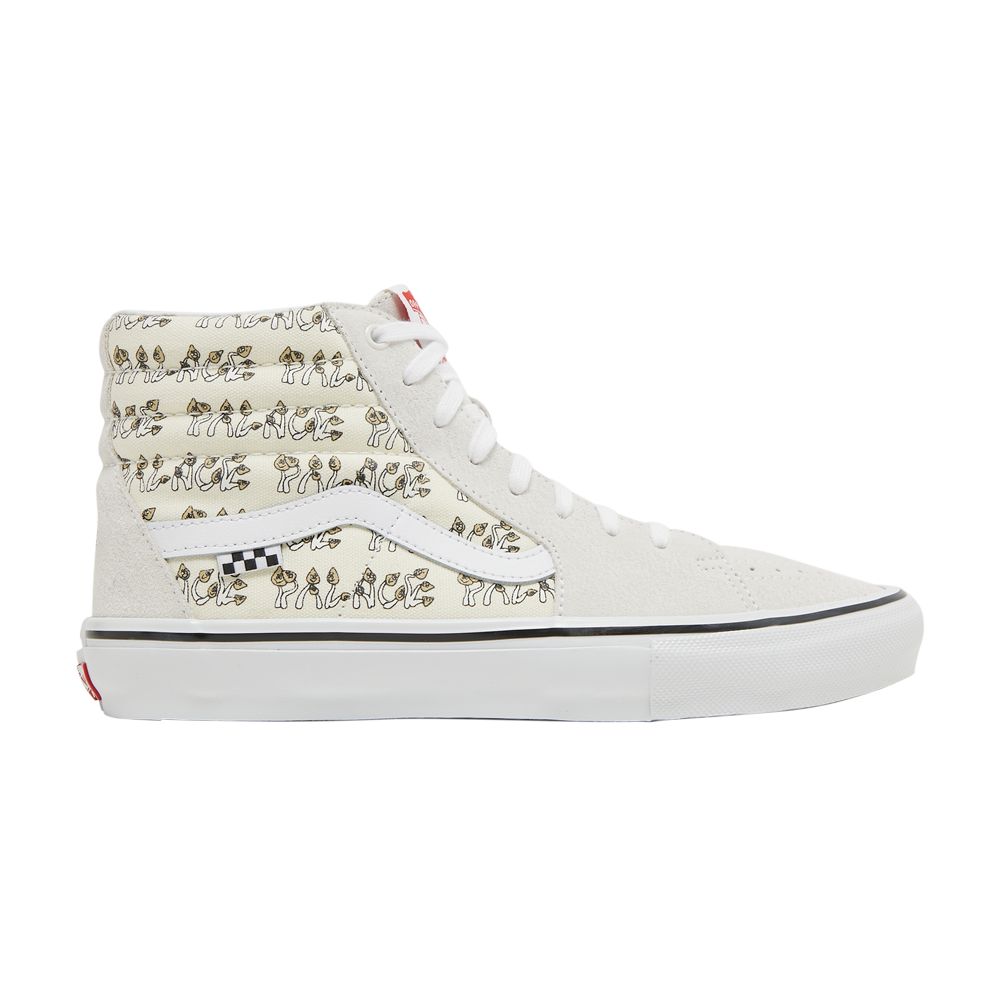 Pre-owned Vans Palace X Sk8-hi 'mushrooms - Marshmallow' In White