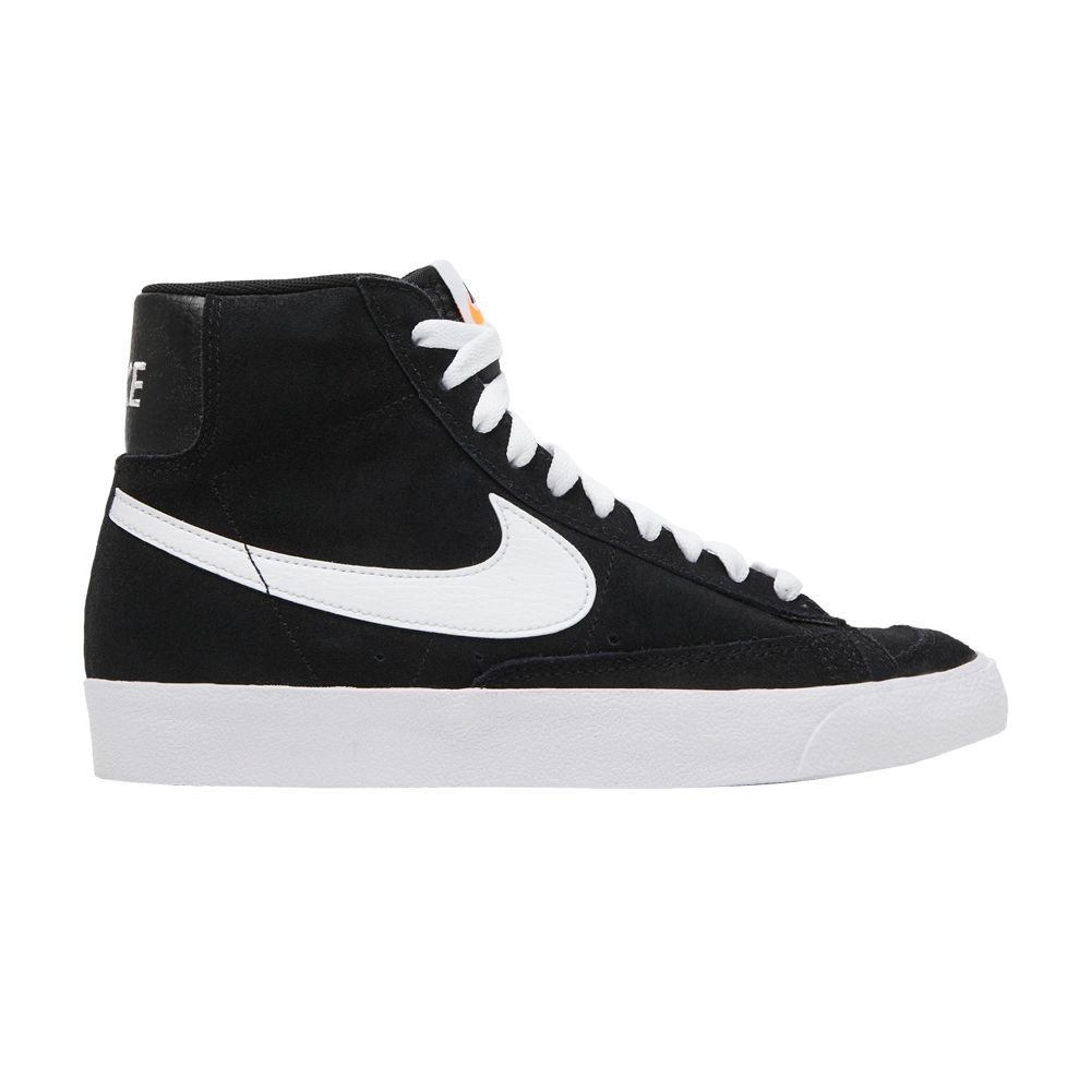 Pre-owned Nike Blazer Mid '77 Suede Gs 'black' | Kid's Size 4