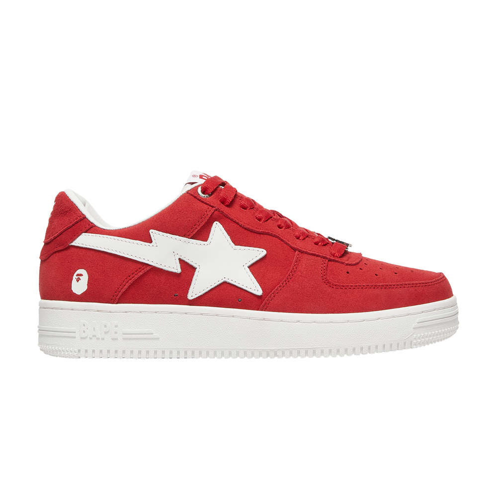 Pre-owned Bape Sta 'suede Pack - Red'