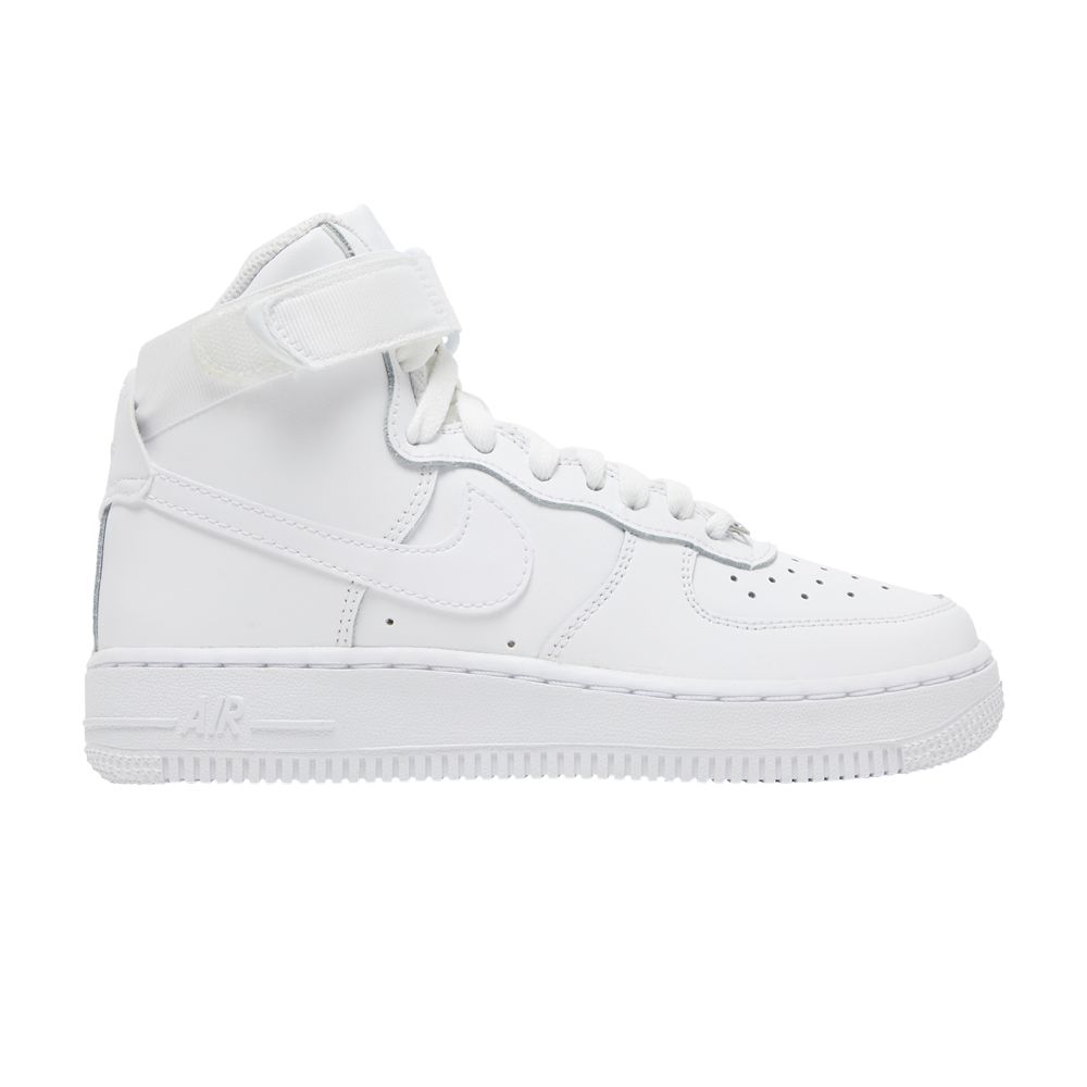 Nike Air Force 1 High LE GS 'Triple White' | Kid's Size 3.5