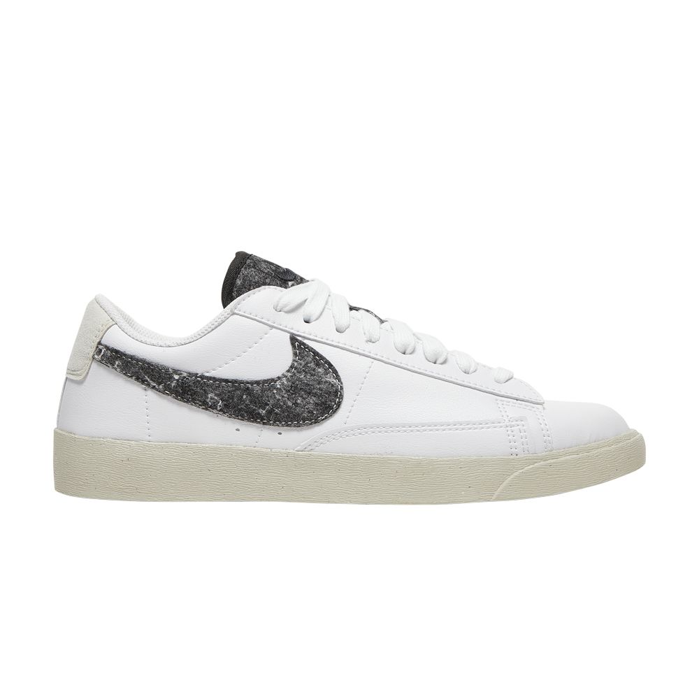 Nike Wmns Blazer Low SE 'Recycled Wool Pack - White Black' | Women's Size 8