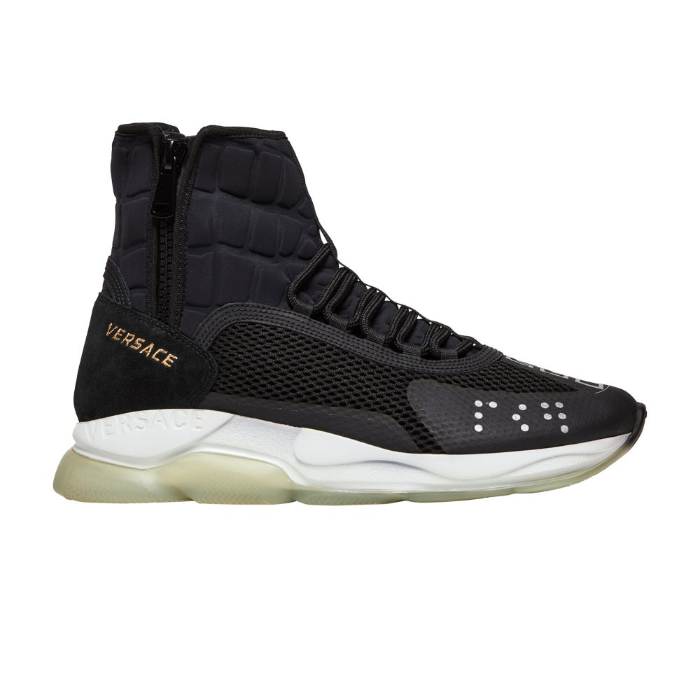 Pre-owned Versace Cross Chainer High 'black' | Men's Size 40