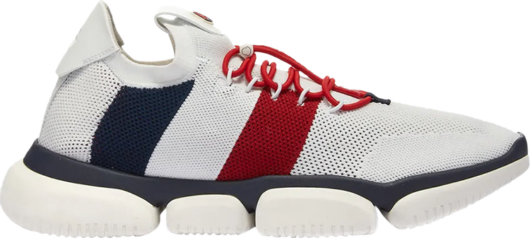 Buy Moncler Bubble Sneaker 'White Red Blue' - 4M70240 01A6H 002 | GOAT