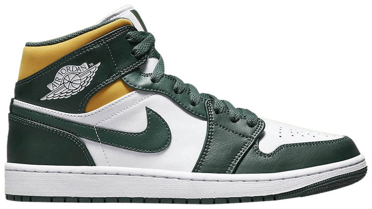 Buy Air Jordan 1 Mid 'Sonics' - 554724 371 | GOAT